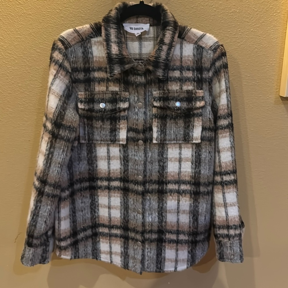 BB Dakota Plaid Shacket